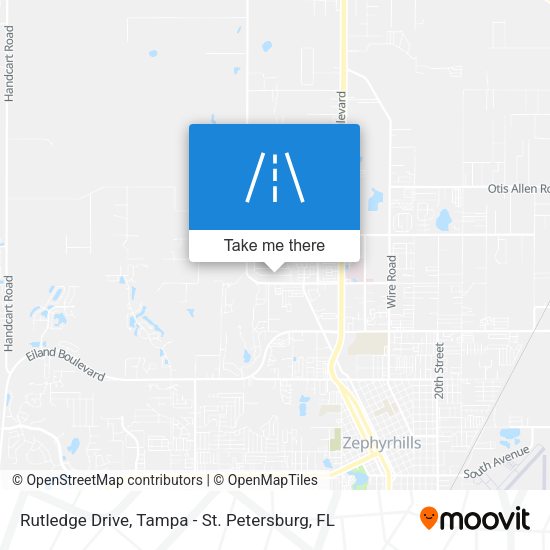 Rutledge Drive map