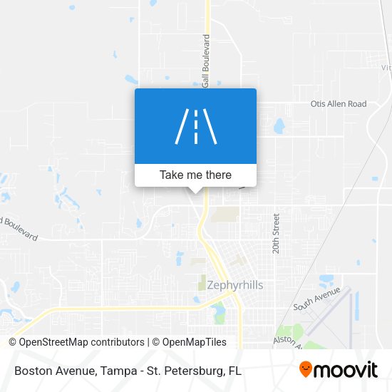 Boston Avenue map