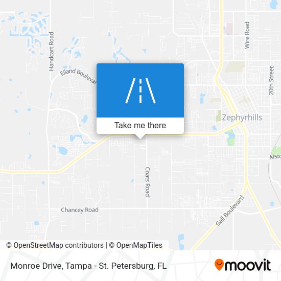 Monroe Drive map