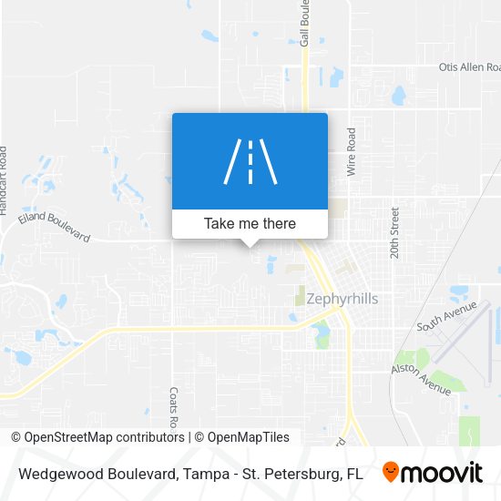 Wedgewood Boulevard map