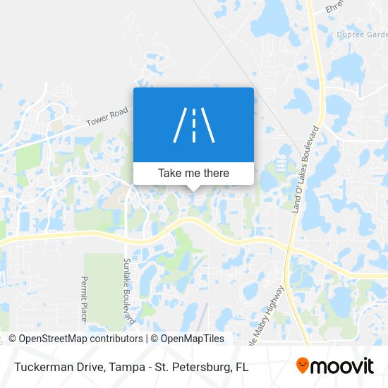 Tuckerman Drive map