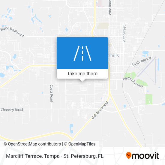 Mapa de Marcliff Terrace