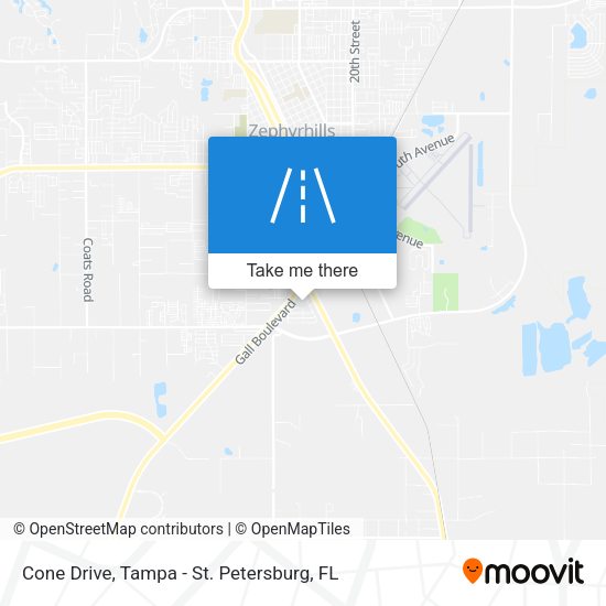 Cone Drive map