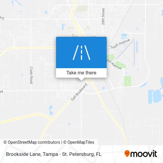 Brookside Lane map