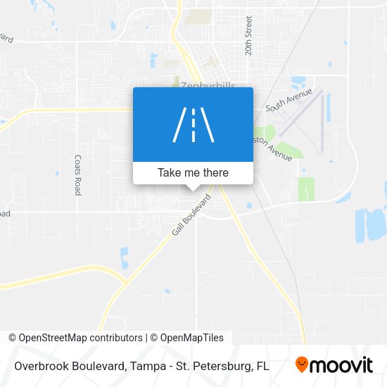 Overbrook Boulevard map