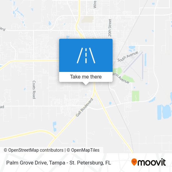 Palm Grove Drive map