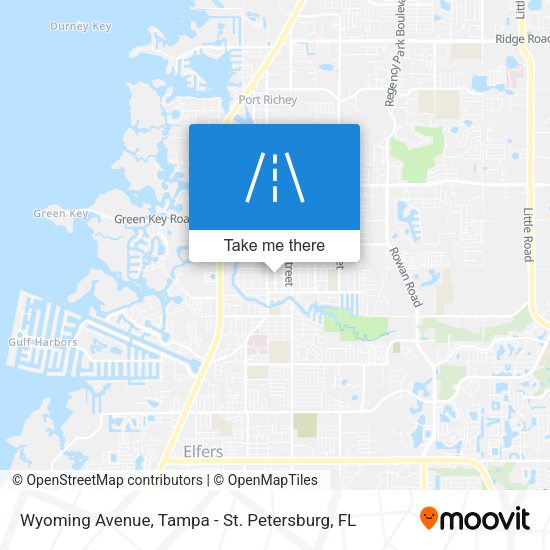 Mapa de Wyoming Avenue