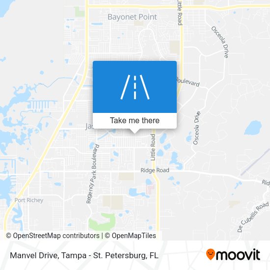 Manvel Drive map
