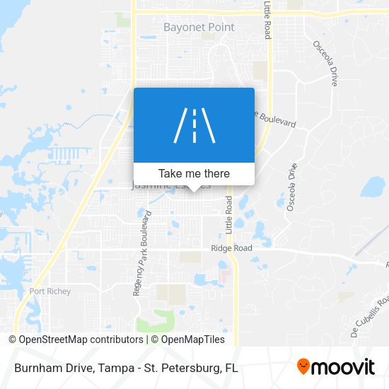 Burnham Drive map