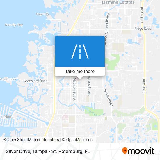Silver Drive map