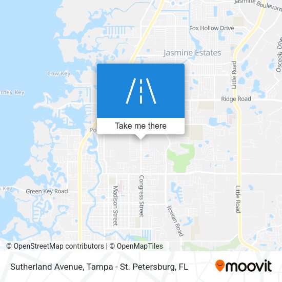 Mapa de Sutherland Avenue