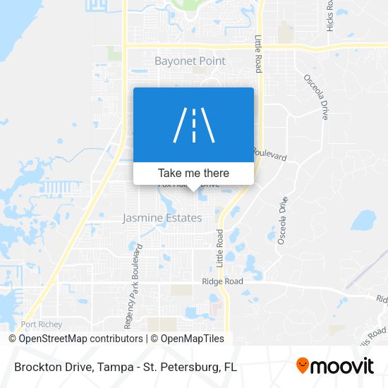 Mapa de Brockton Drive