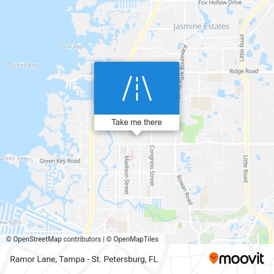 Ramor Lane map