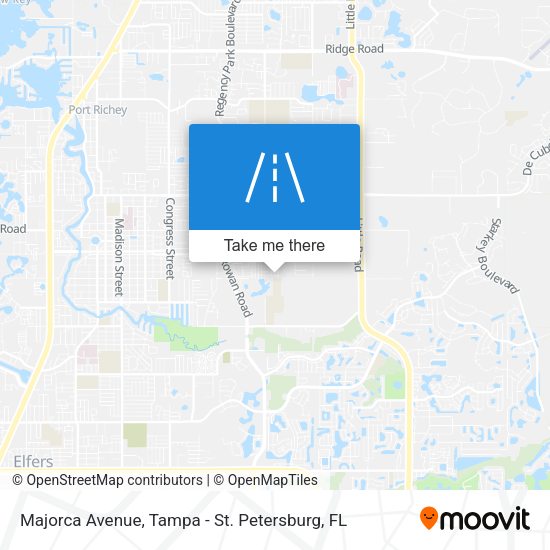 Majorca Avenue map