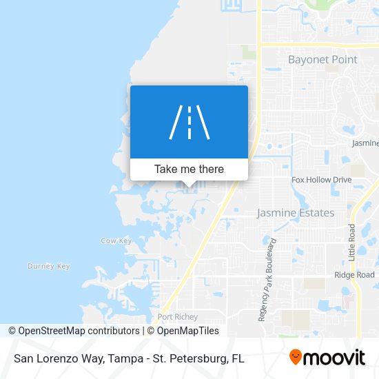 San Lorenzo Way map