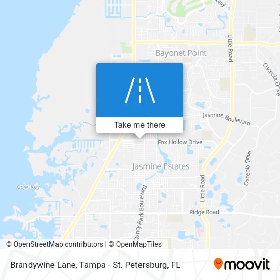 Brandywine Lane map
