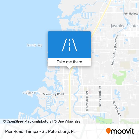 Mapa de Pier Road