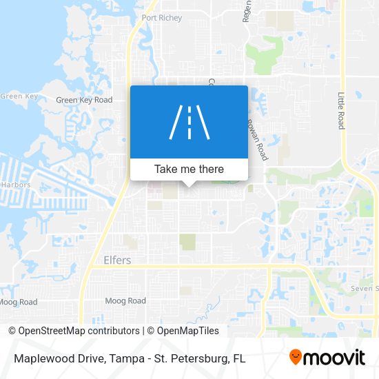 Maplewood Drive map