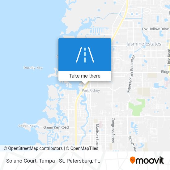 Solano Court map