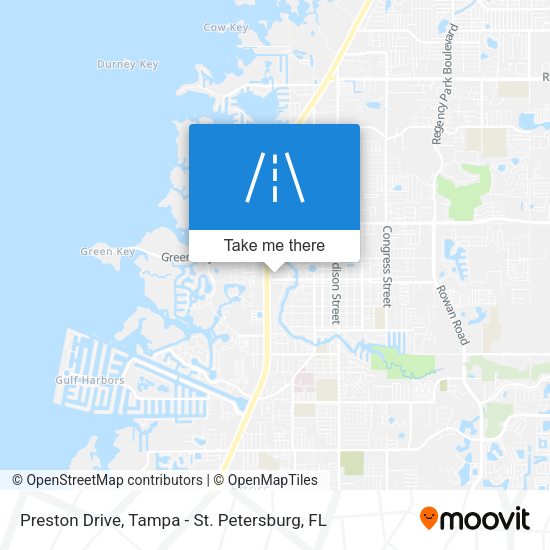 Preston Drive map