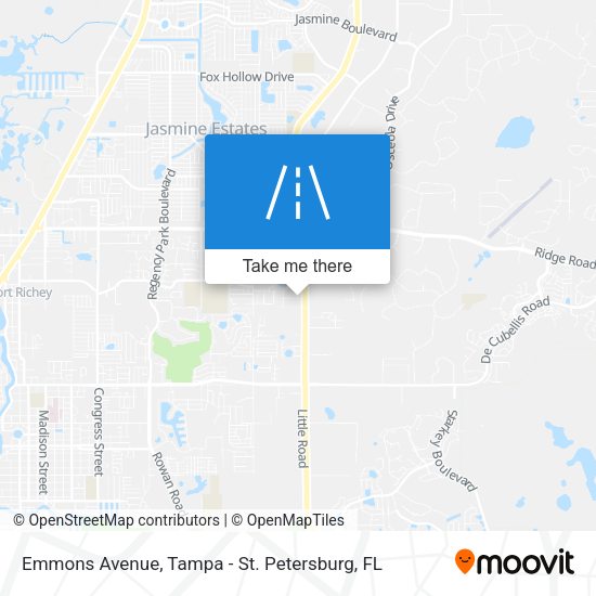 Emmons Avenue map