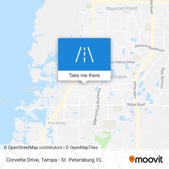 Mapa de Corvette Drive