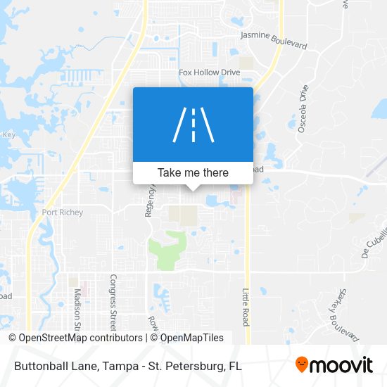 Buttonball Lane map