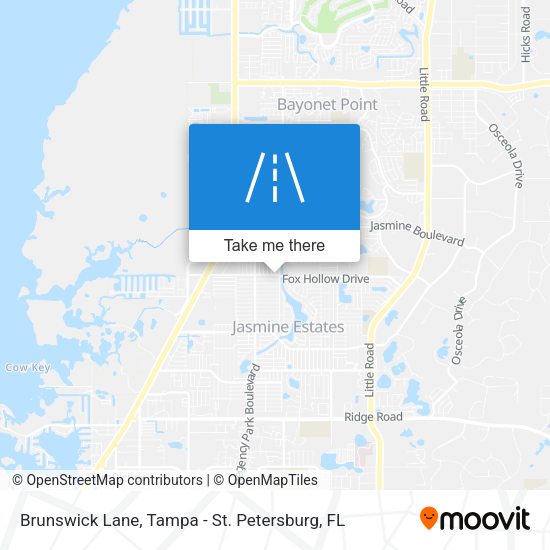 Brunswick Lane map