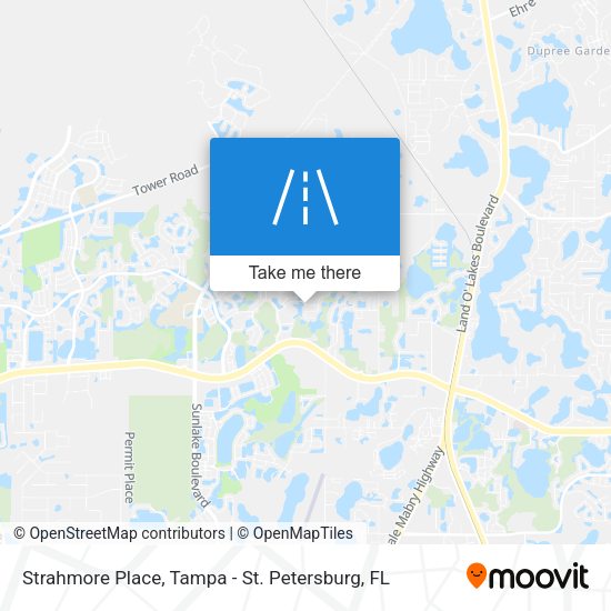 Strahmore Place map