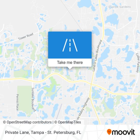 Mapa de Private Lane