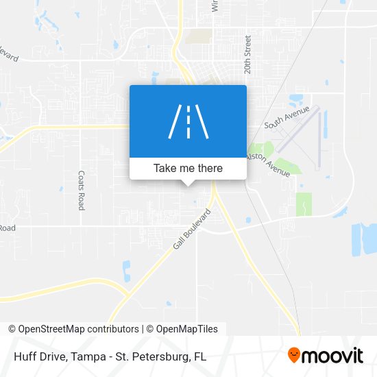 Mapa de Huff Drive