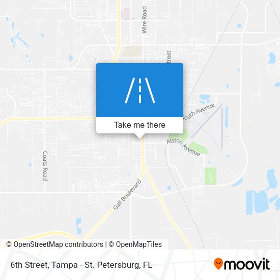 6th Street map