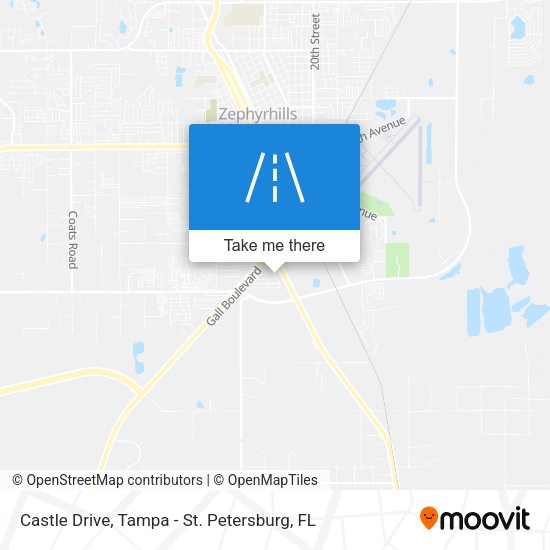 Castle Drive map