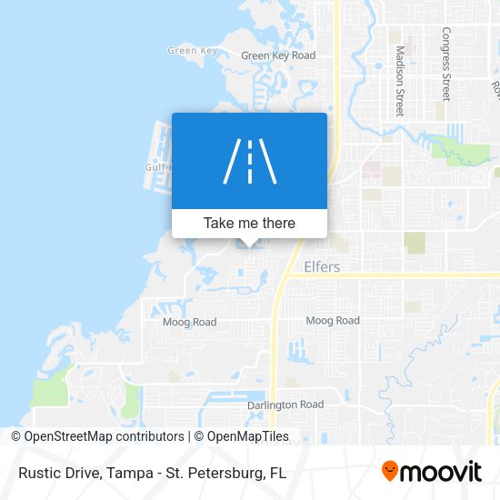 Rustic Drive map