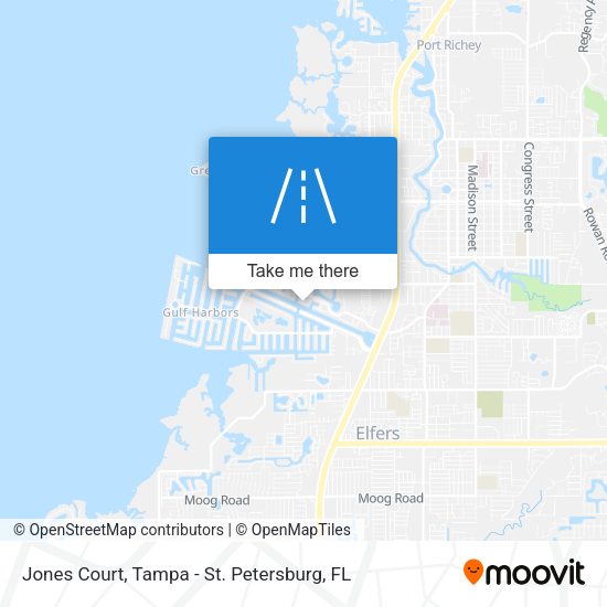 Mapa de Jones Court