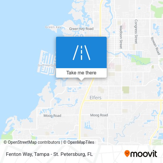 Mapa de Fenton Way