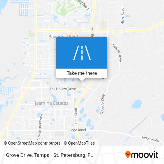 Grove Drive map