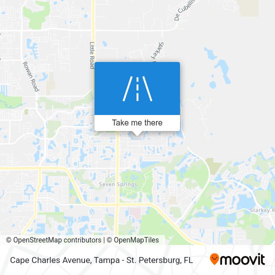 Mapa de Cape Charles Avenue