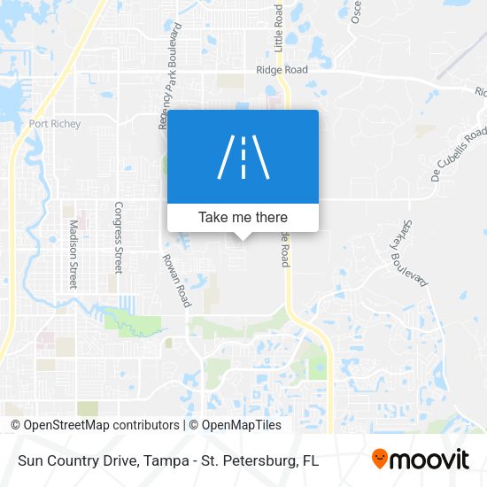 Sun Country Drive map