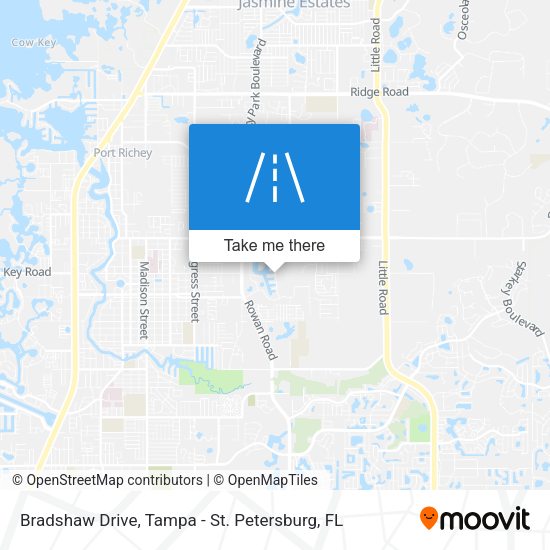 Mapa de Bradshaw Drive