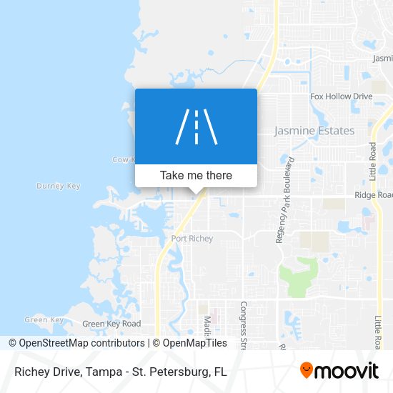 Richey Drive map