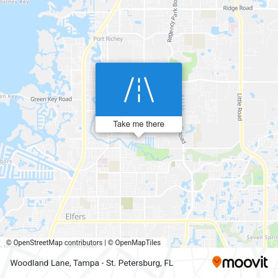 Woodland Lane map