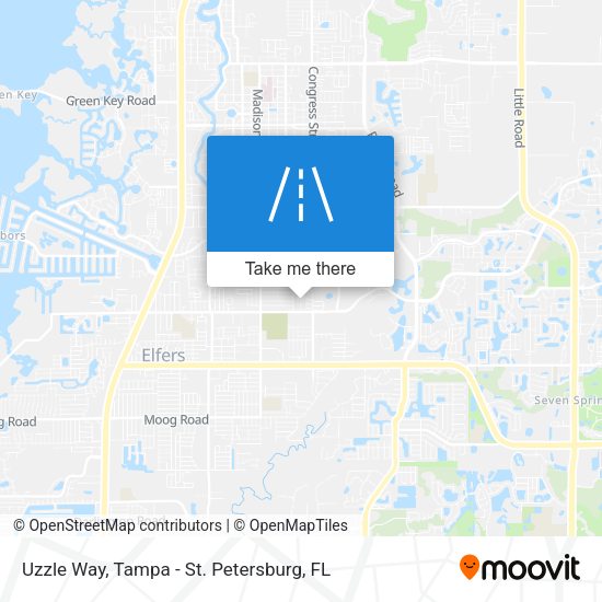 Uzzle Way map