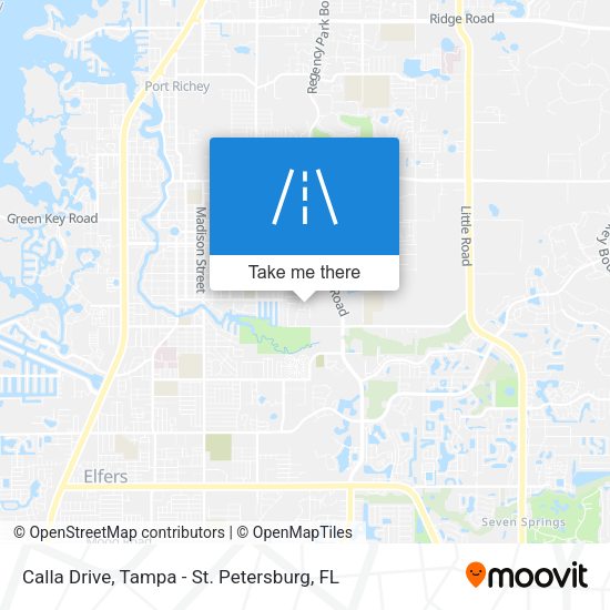Calla Drive map