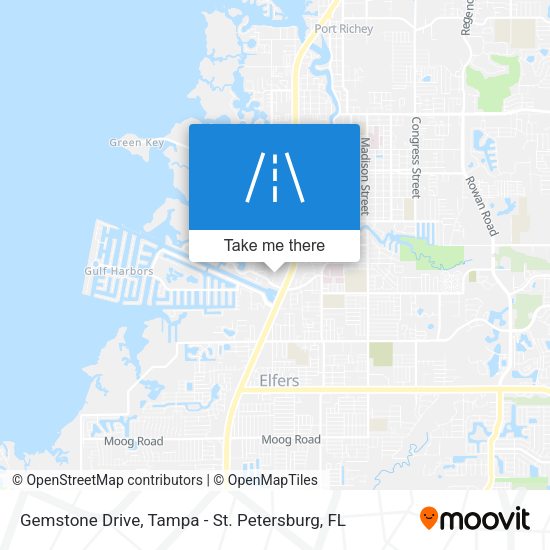 Gemstone Drive map