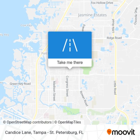 Candice Lane map