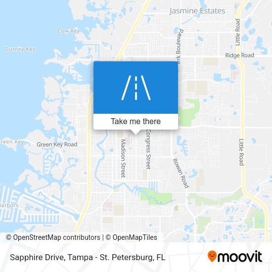 Sapphire Drive map