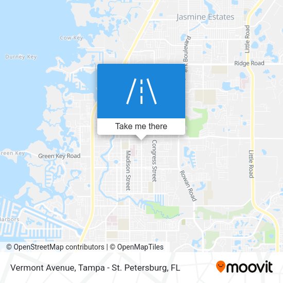 Mapa de Vermont Avenue