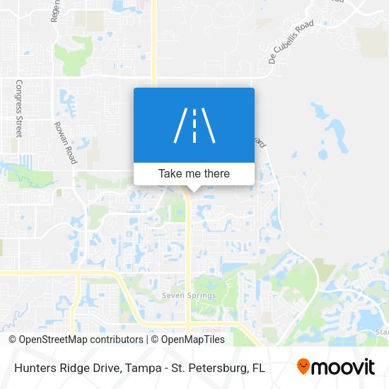 Hunters Ridge Drive map