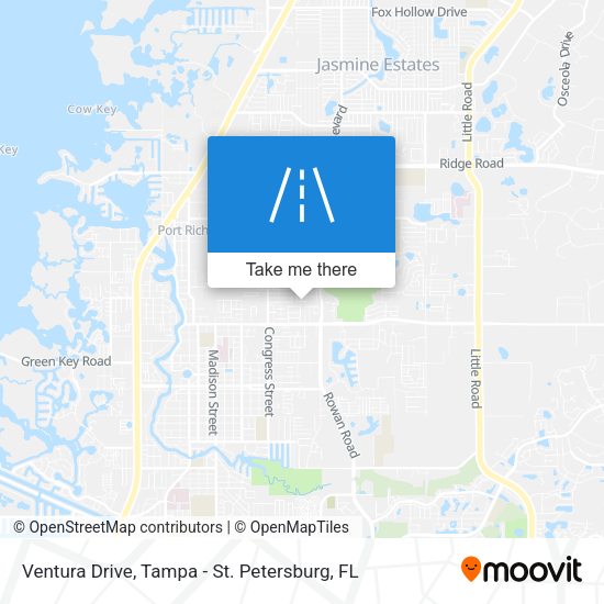 Mapa de Ventura Drive